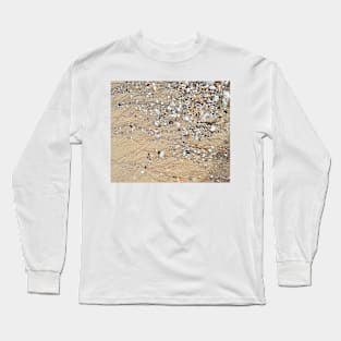 Sand, Sea, and Stones, Sculpted by the Sea. Long Sleeve T-Shirt